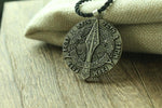 Wikinger Halskette Silber mit Odin Spear