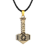 Wikinger Halskette mit Mjolnir Thor