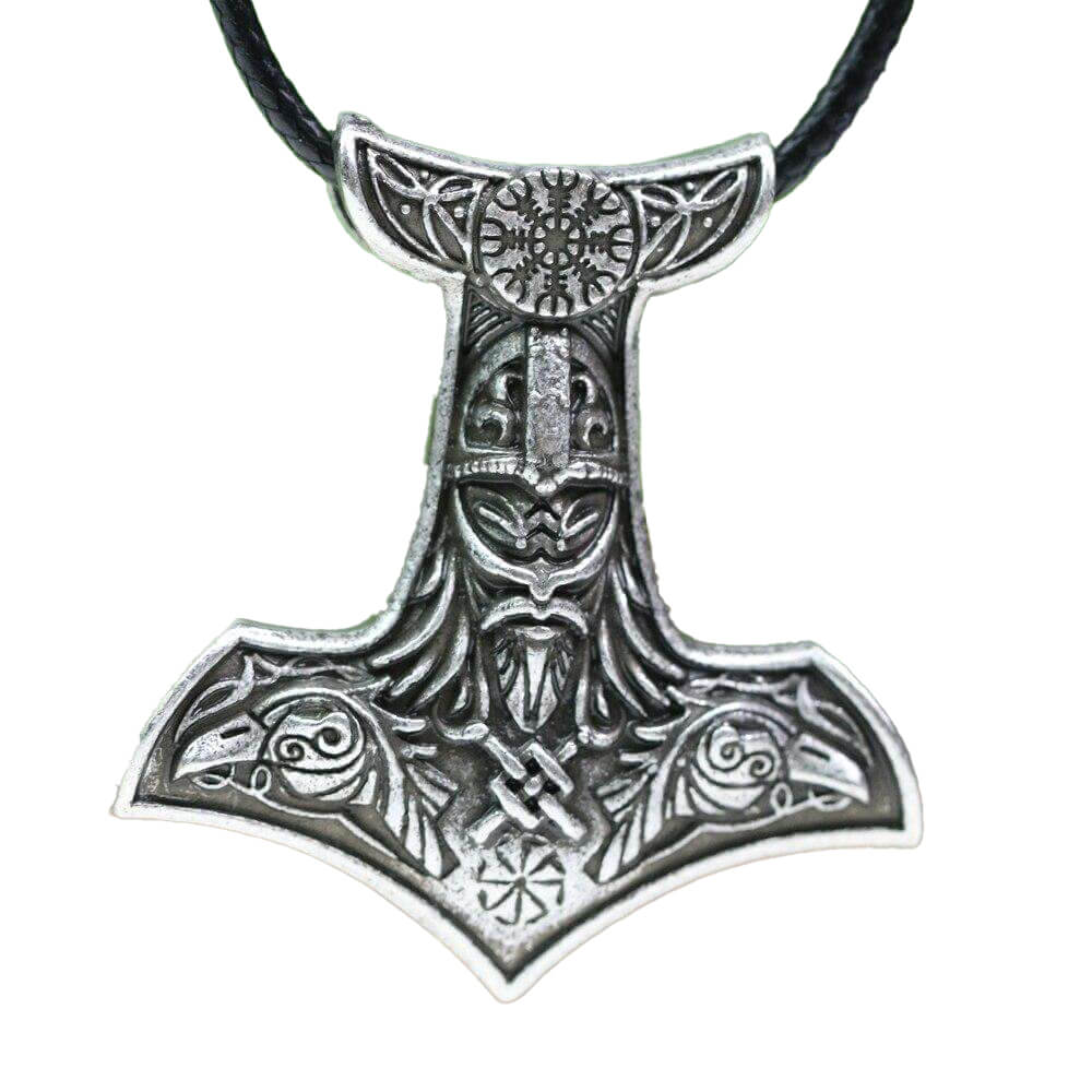 Wikinger Halskette mit Thors Hammer Mjölnir