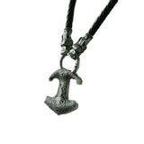 Wikinger Halskette mit Triskele und Mjolnir