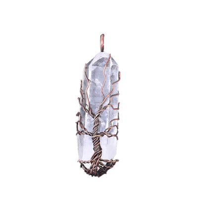Wikinger Halskette mit Yggdrasil Kristall