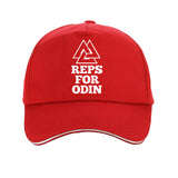 Wikinger Hut mit Odin und Valknut