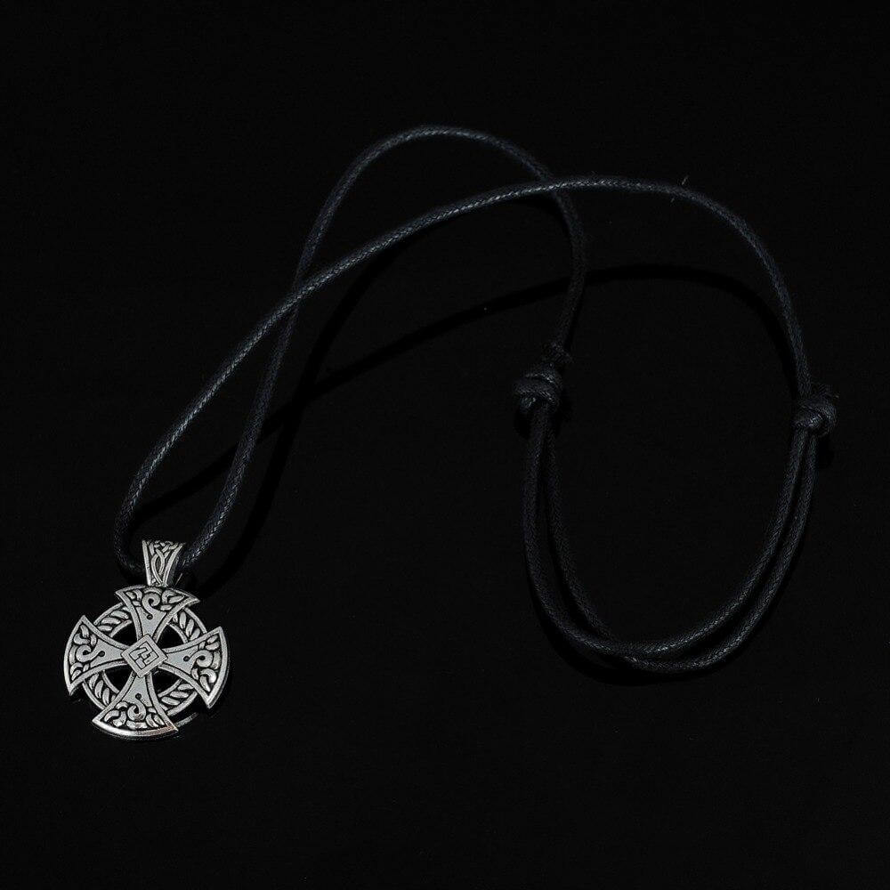 Wikinger Kette Edelstahl mit Irisches Kreuz