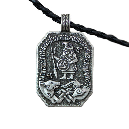 Wikinger Kette Herren mit Gott Odin