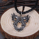 Wikinger Kette Herren mit Nordische Schlange