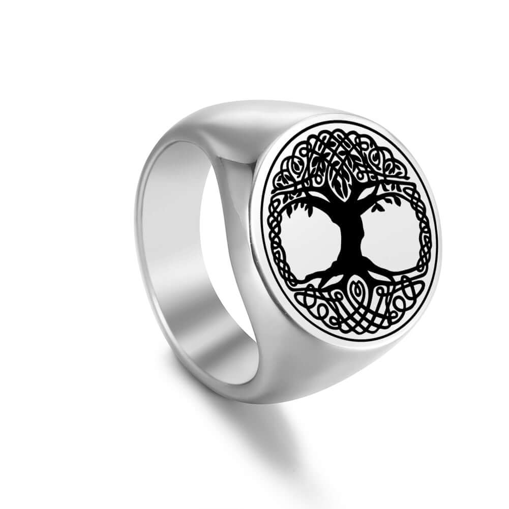 Wikinger Ring mit The Tree of Life