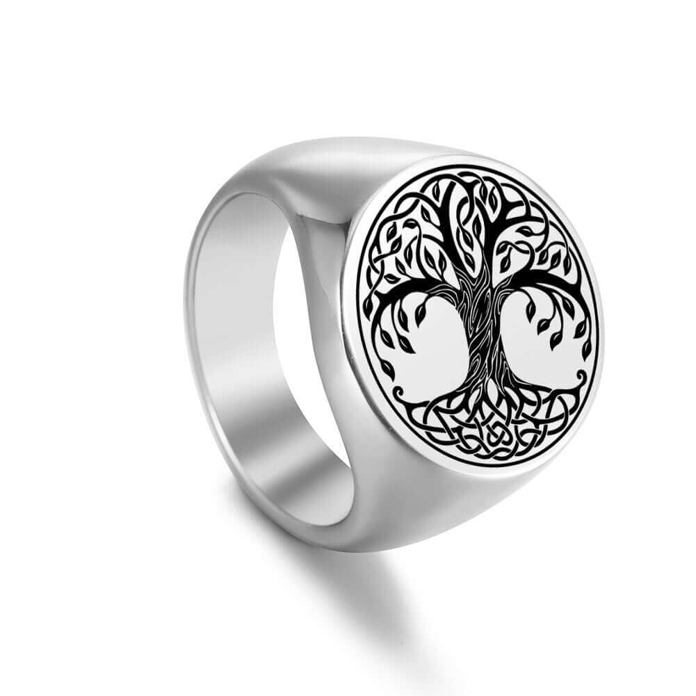 Wikinger Ring mit Yggdrasil Tree