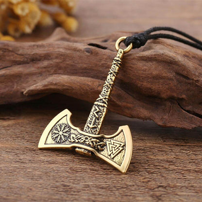 Wikinger Schmuck Frauen mit Doppelklingen Axt