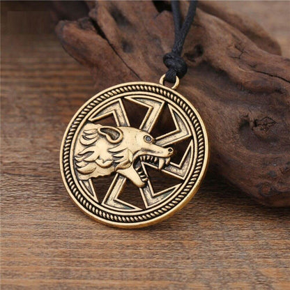 Wikinger Schmuck Frauen mit Fenris Wolf
