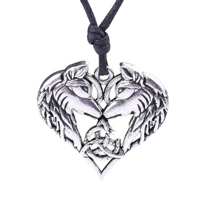Wikinger Schmuck Frauen mit Verliebte Wölfe