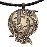 Wikinger Schmuck mit Munin und Hugin