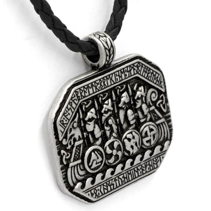 Wikinger Schmuck mit Wikingerschiff