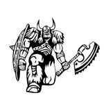 Wikinger Sticker mit Asgards Krieger