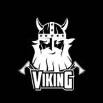 Wikinger Sticker mit Viking Kopf