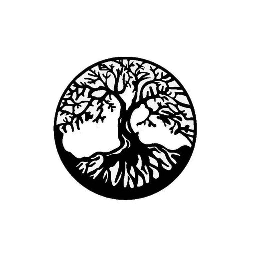 Wikinger Sticker mit Yggdrasil ash Tree