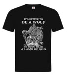 Wikinger T-Shirt mit Odin Wolf