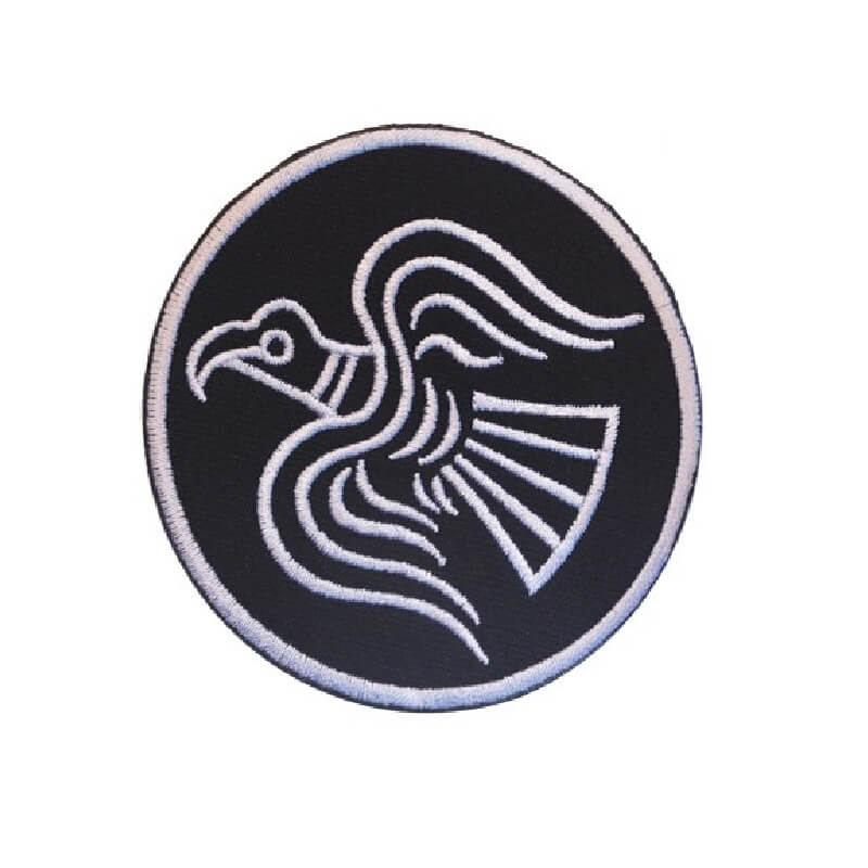 Wikinger Wappen mit Raven Symbol