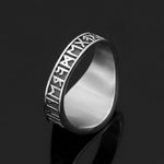 Wikinger ring mit Aegishjalmur