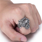 Wikinger ring mit Bär