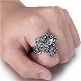 Wikinger ring mit Bär